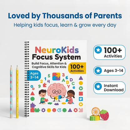 NeuroKids™ +100 Activities to Boost Attention, Focus, and Learning